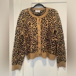 Old Navy cheetah cardigan